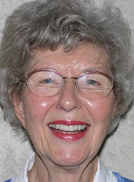 Older woman with flawless healthy smile