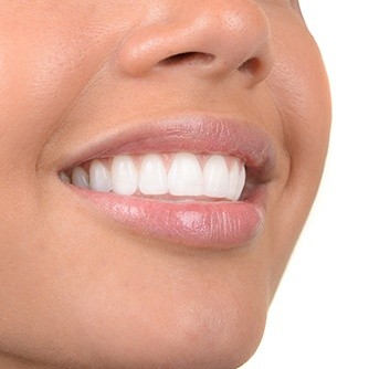 Closeup of healthy smile